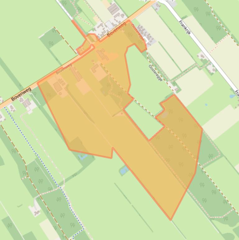 Kaart van postcodegebied 8422DG.