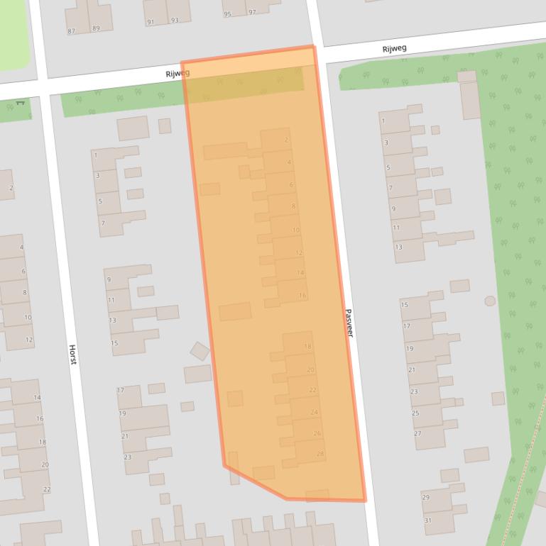 Kaart van postcodegebied 8431KD.