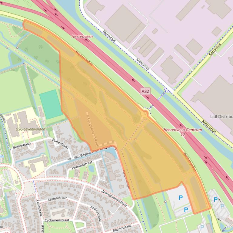 Kaart van postcodegebied 8441ZZ.