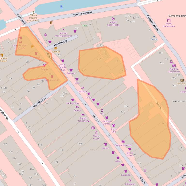 Kaart van postcodegebied 8442BP.