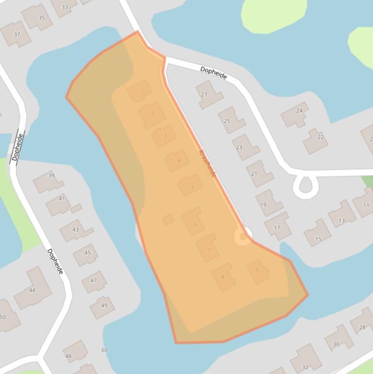 Kaart van postcodegebied 8445SP.