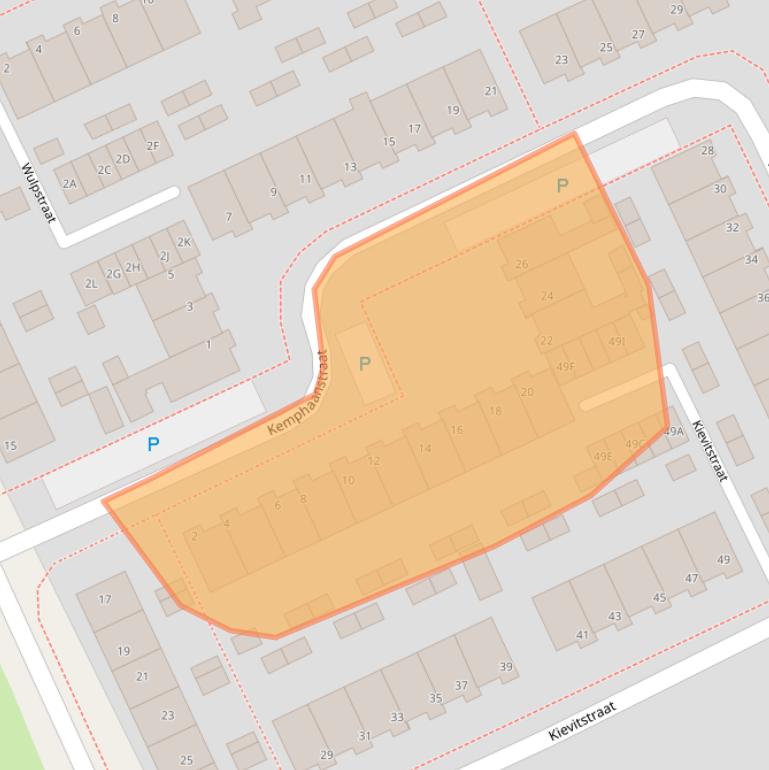 Kaart van postcodegebied 8446GV.