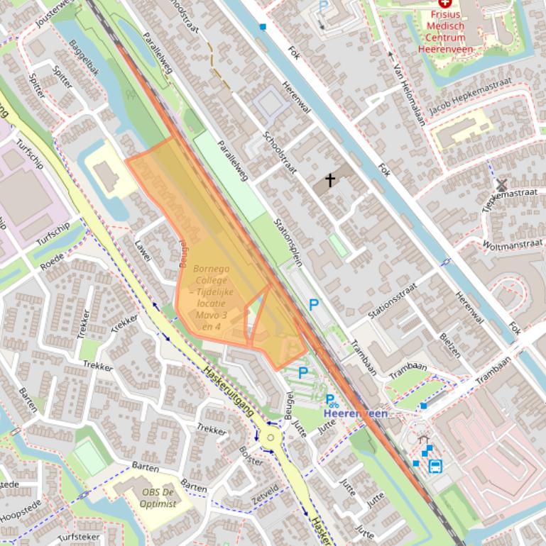 Kaart van postcodegebied 8447AH.