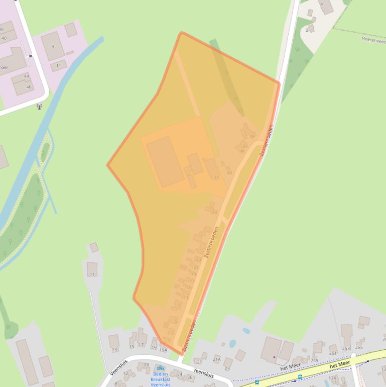 Kaart van postcodegebied 8448GR.