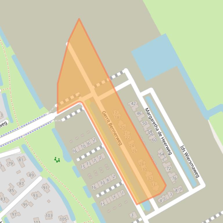 Kaart van postcodegebied 8448SP.