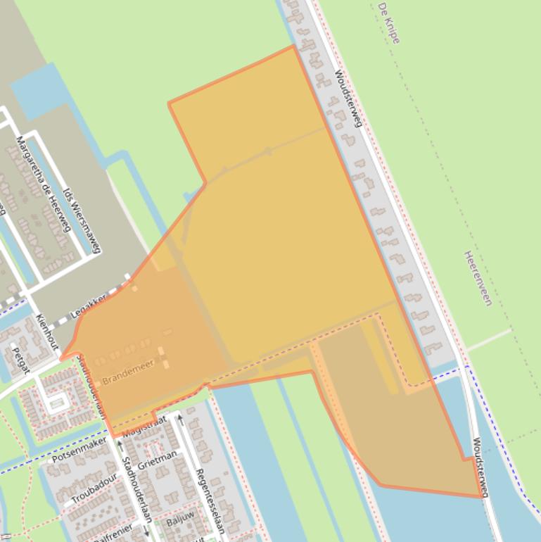 Kaart van postcodegebied 8448VS.