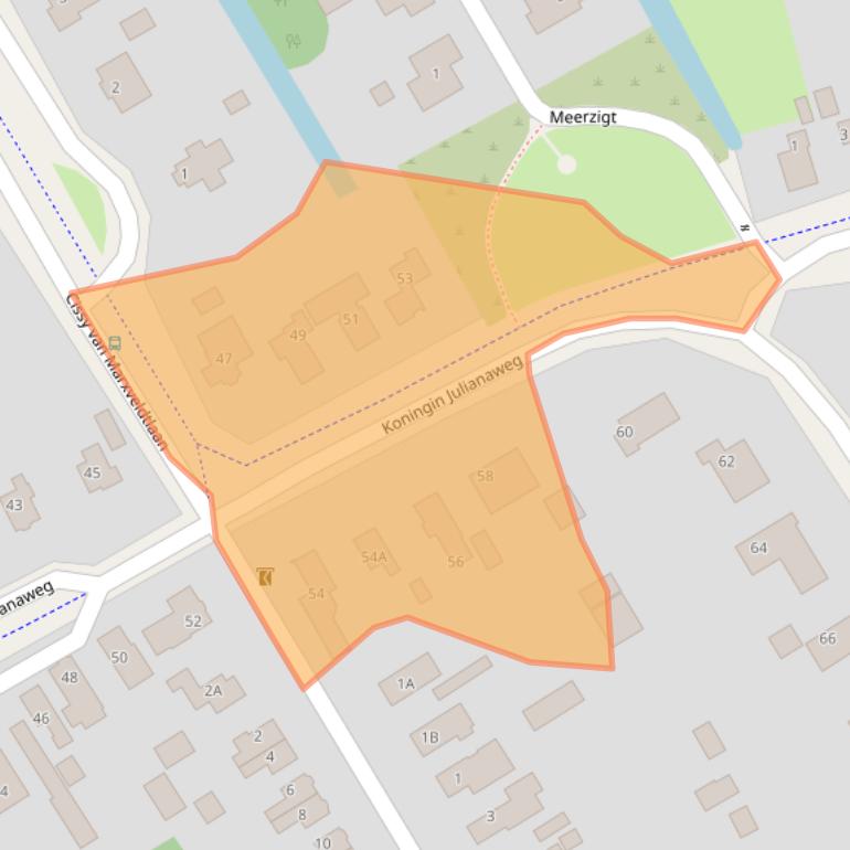 Kaart van postcodegebied 8453WD.