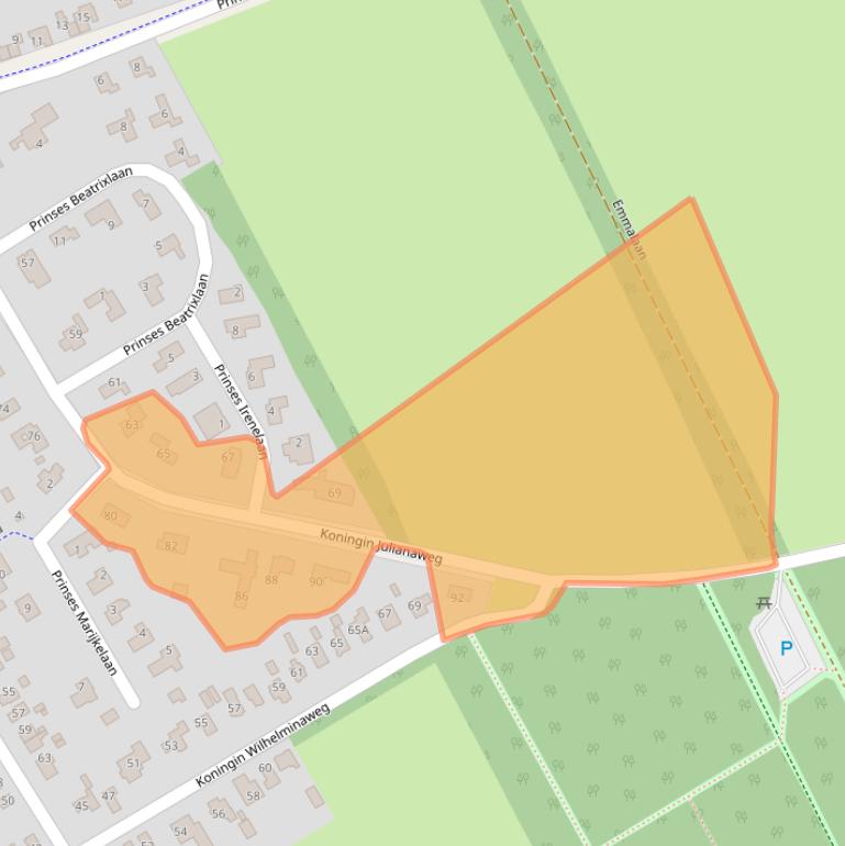 Kaart van postcodegebied 8453WG.