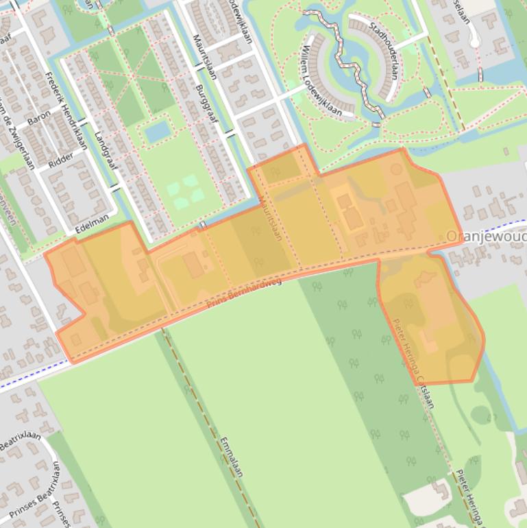 Kaart van postcodegebied 8453XC.