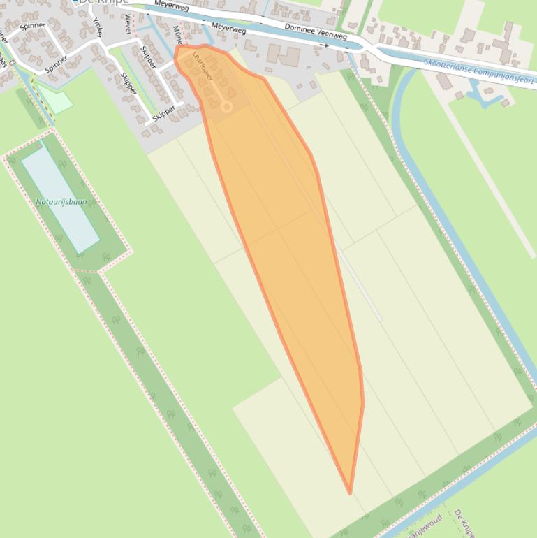 Kaart van postcodegebied 8456JC.