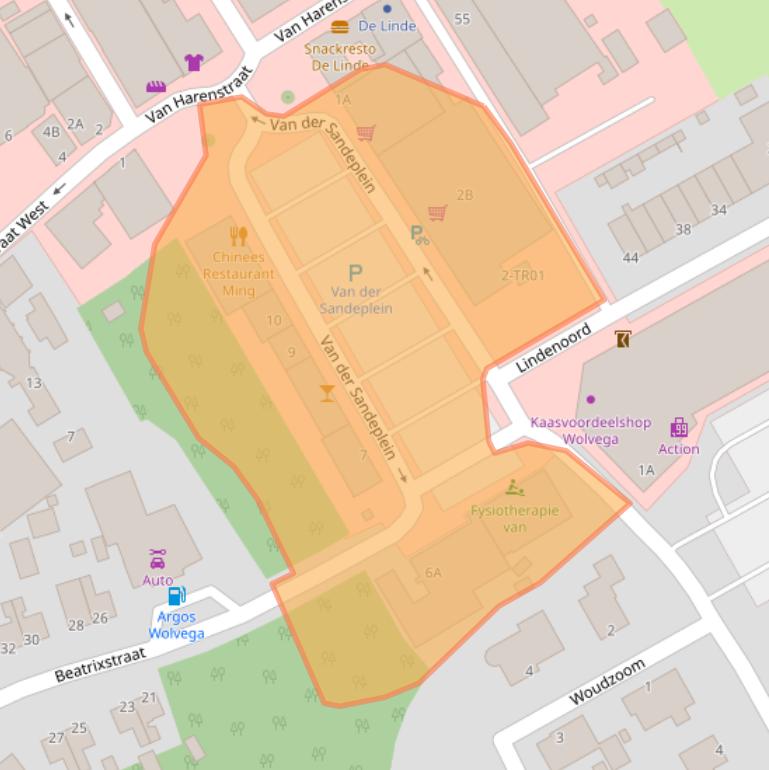 Kaart van postcodegebied 8471RX.