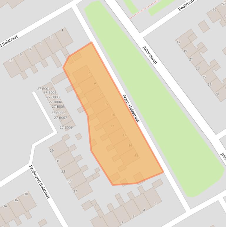 Kaart van postcodegebied 8471SL.