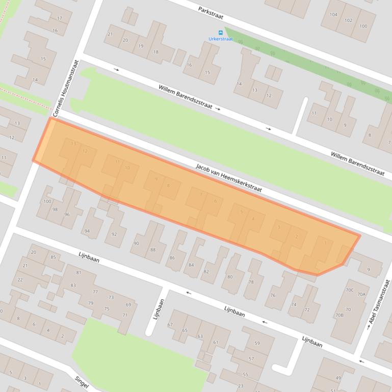 Kaart van postcodegebied 8531KV.