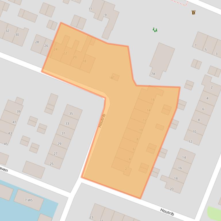 Kaart van postcodegebied 8531LR.