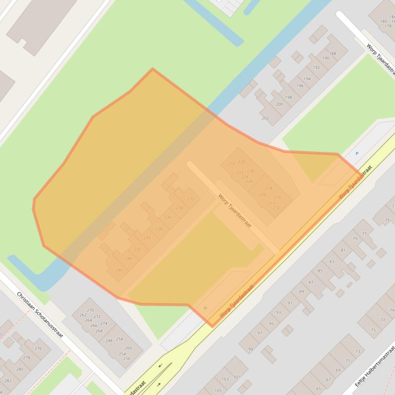 Kaart van postcodegebied 8602XL.