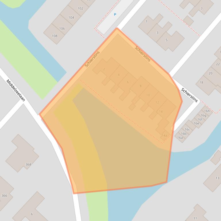 Kaart van postcodegebied 8604BW.