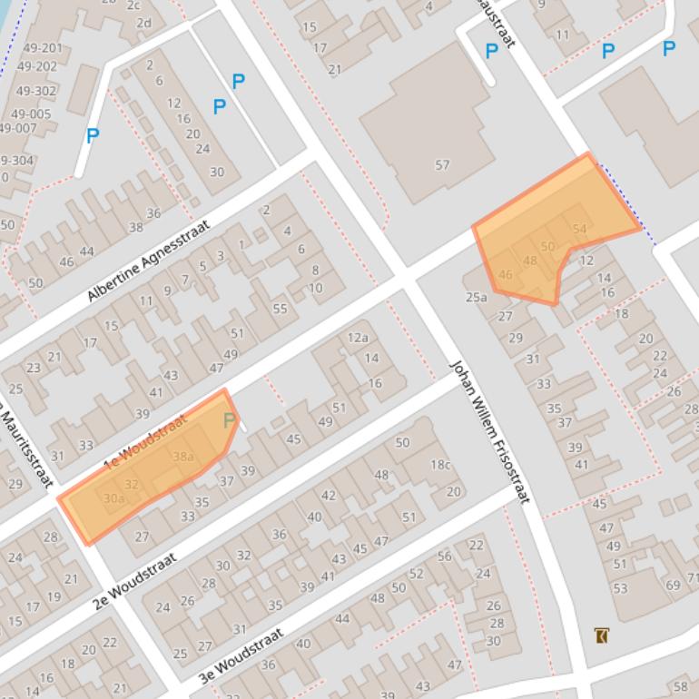 Kaart van postcodegebied 8606CE.
