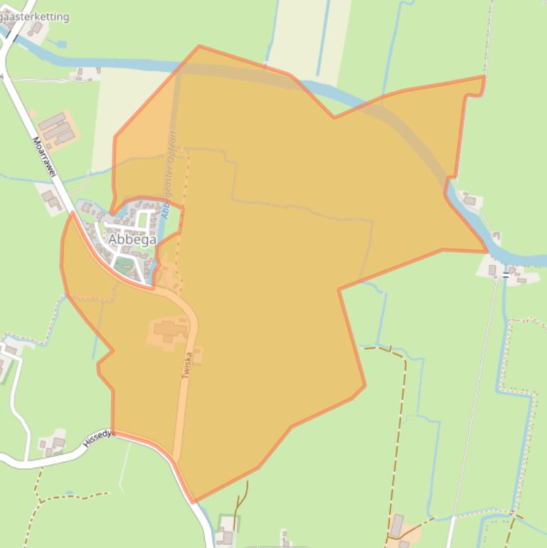 Kaart van postcodegebied 8617LE.