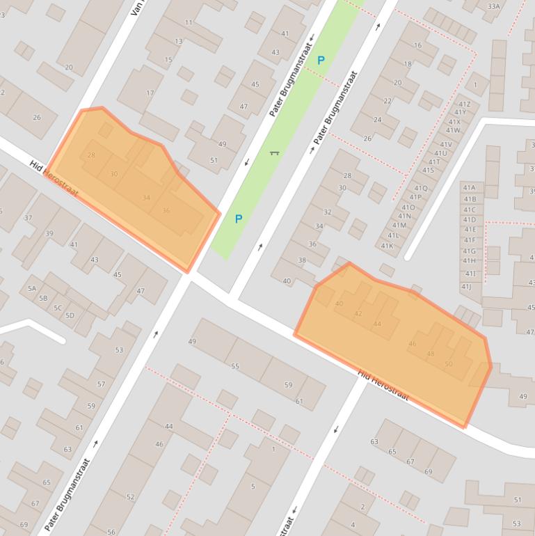 Kaart van postcodegebied 8701BX.