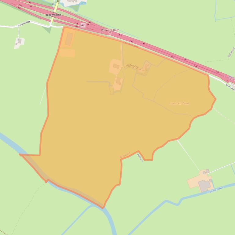 Kaart van postcodegebied 8701PC.