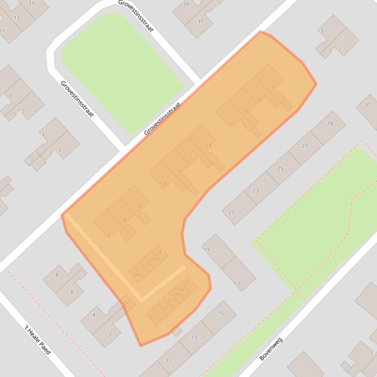 Kaart van postcodegebied 8723AE.