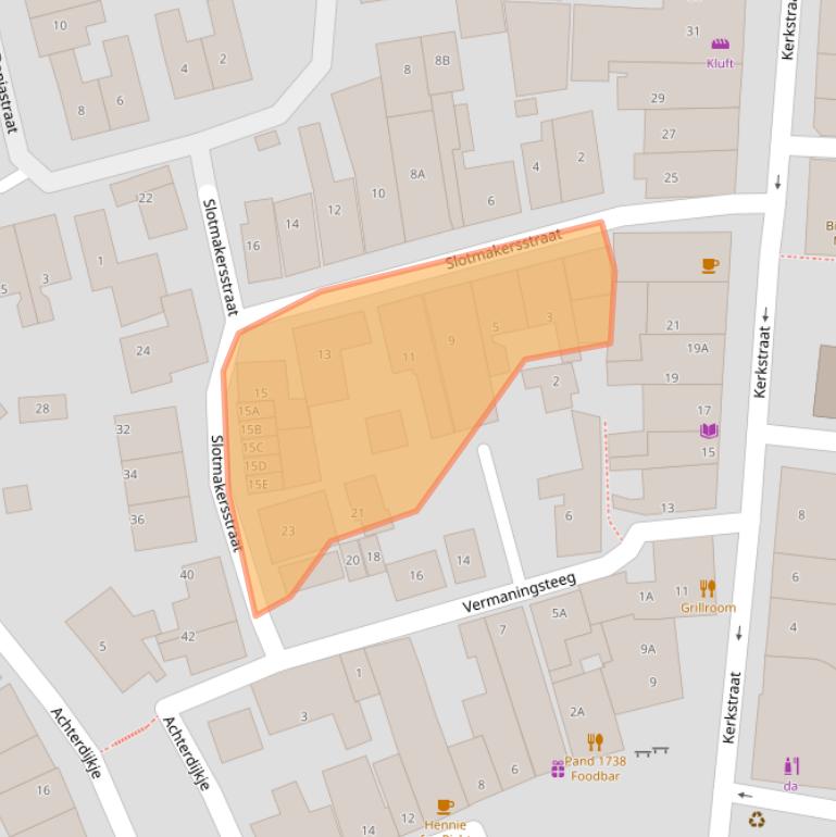 Kaart van postcodegebied 8754EL.