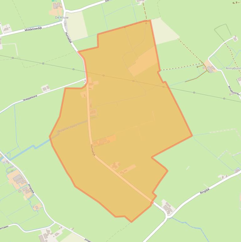 Kaart van postcodegebied 8771KK.