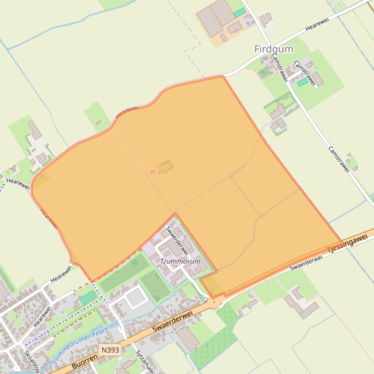 Kaart van postcodegebied 8851GM.