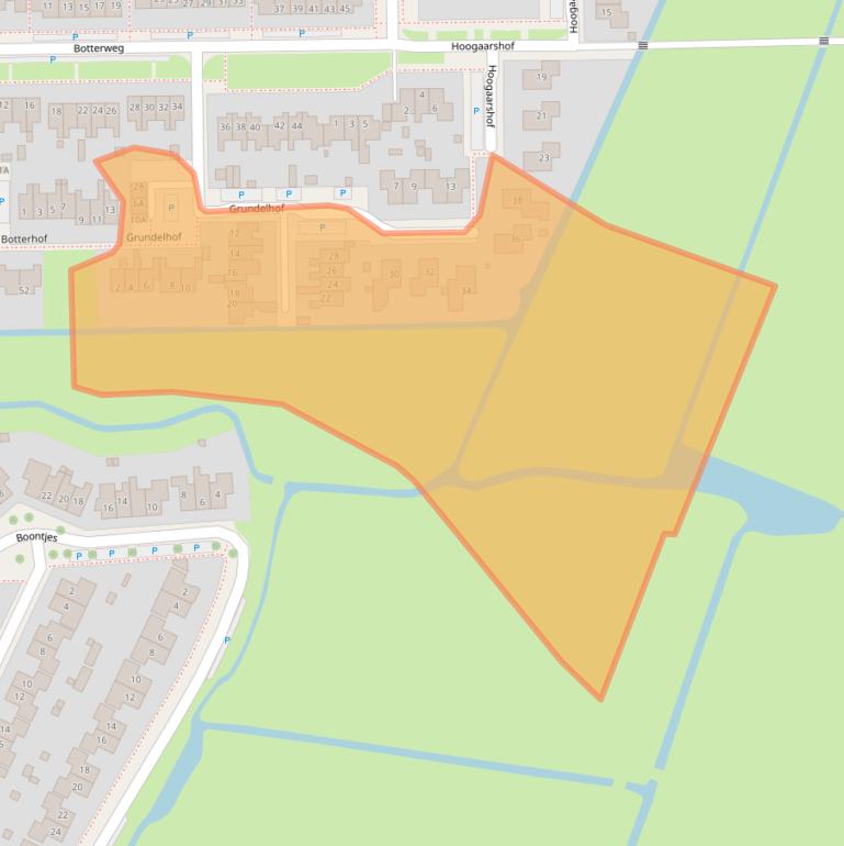 Kaart van postcodegebied 8862PR.