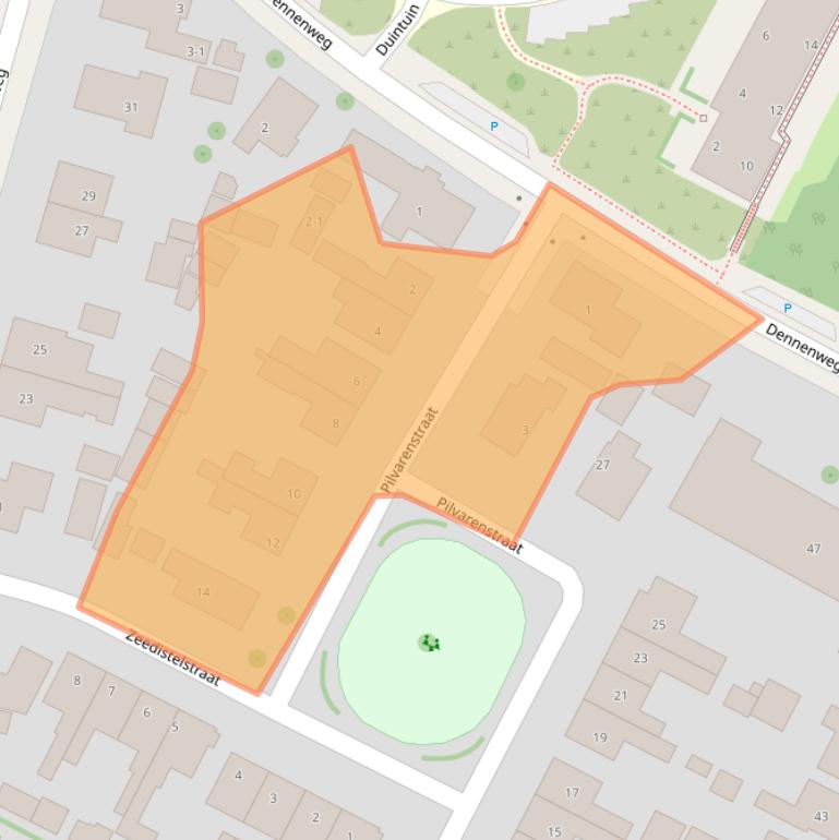 Kaart van postcodegebied 8881CH.