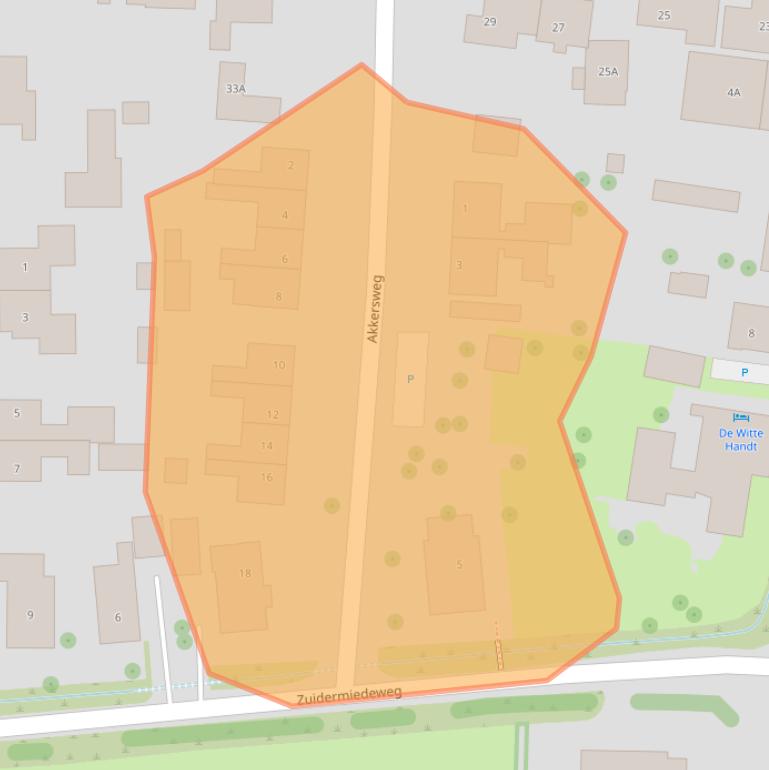 Kaart van postcodegebied 8891GT.