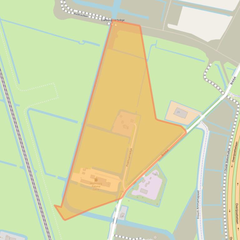 Kaart van postcodegebied 8912CE.