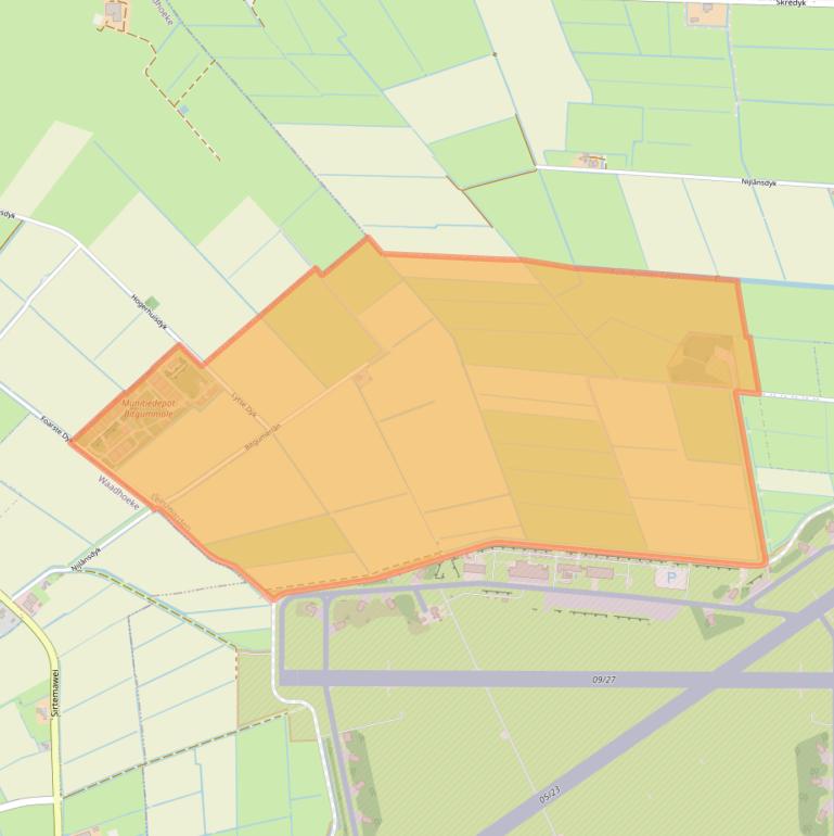 Kaart van postcodegebied 8919AN.