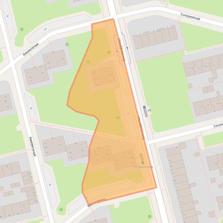 Kaart van postcodegebied 8931BP.