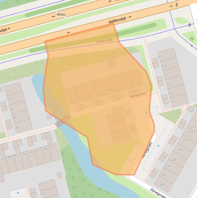 Kaart van postcodegebied 8935KH.