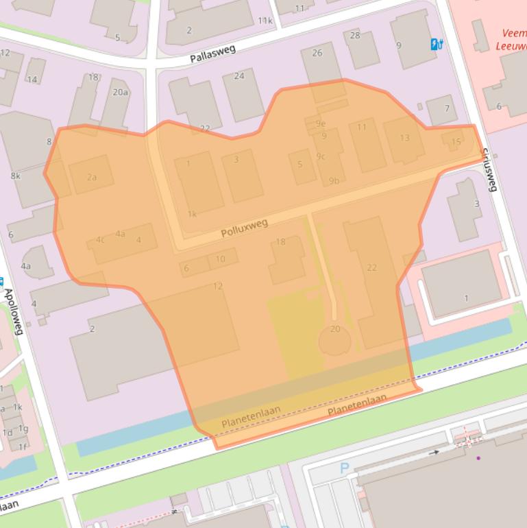 Kaart van postcodegebied 8938AZ.