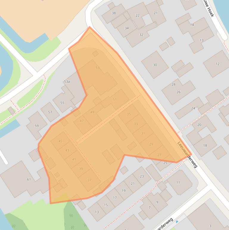 Kaart van postcodegebied 9005NC.