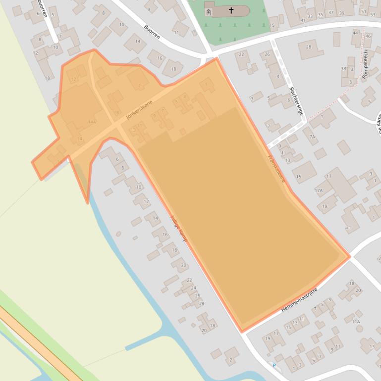 Kaart van postcodegebied 9044MS.