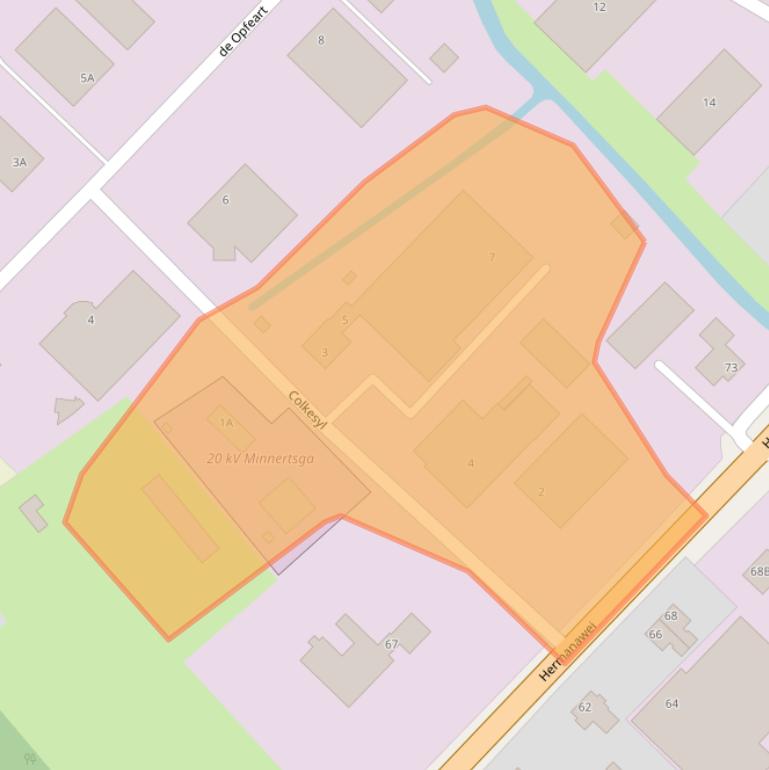 Kaart van postcodegebied 9047KV.