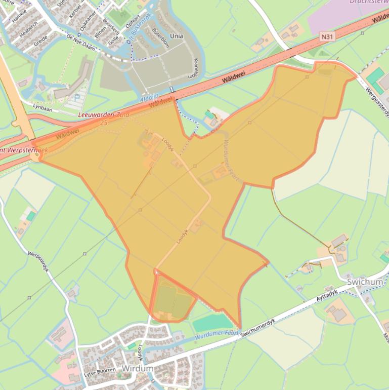 Kaart van postcodegebied 9088BV.