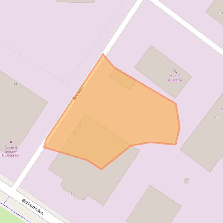 Kaart van postcodegebied 9101RC.