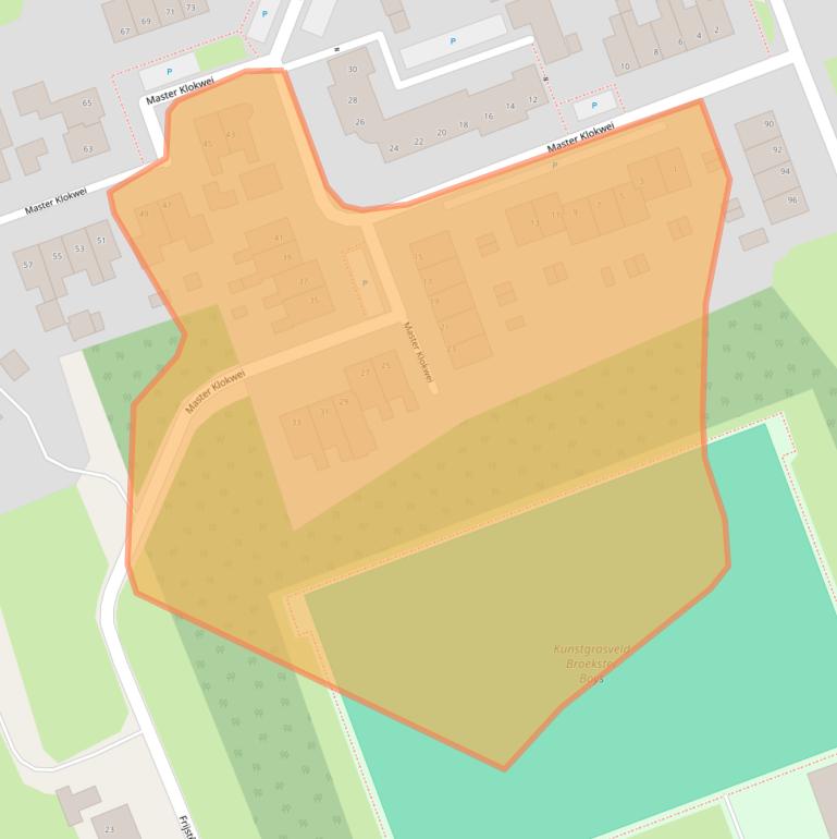 Kaart van postcodegebied 9104JC.