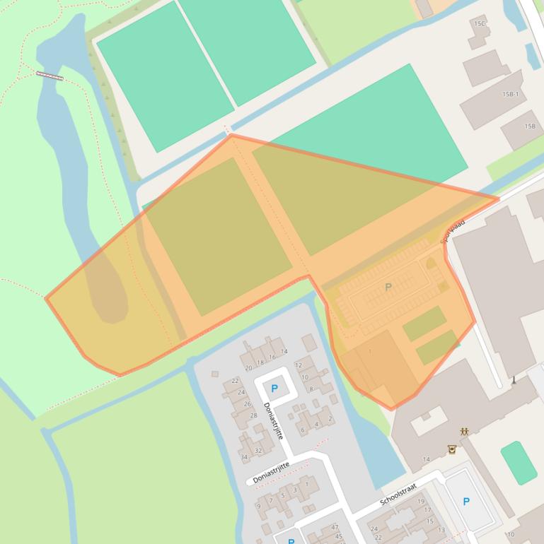 Kaart van postcodegebied 9111HV.