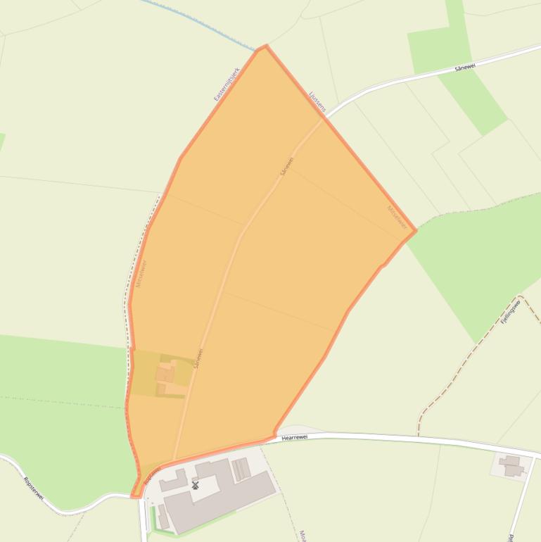 Kaart van postcodegebied 9123KE.