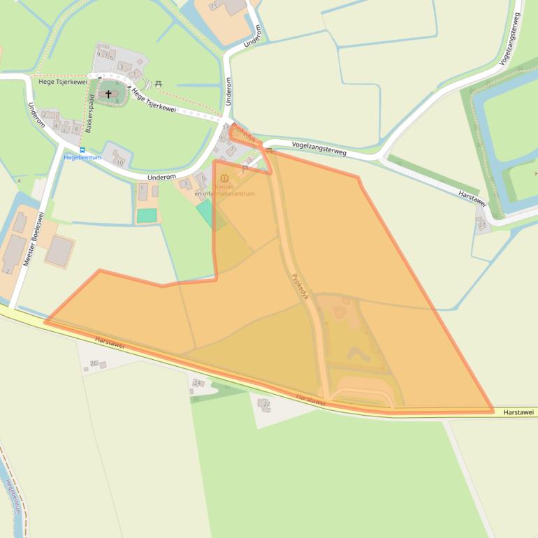 Kaart van postcodegebied 9173GC.