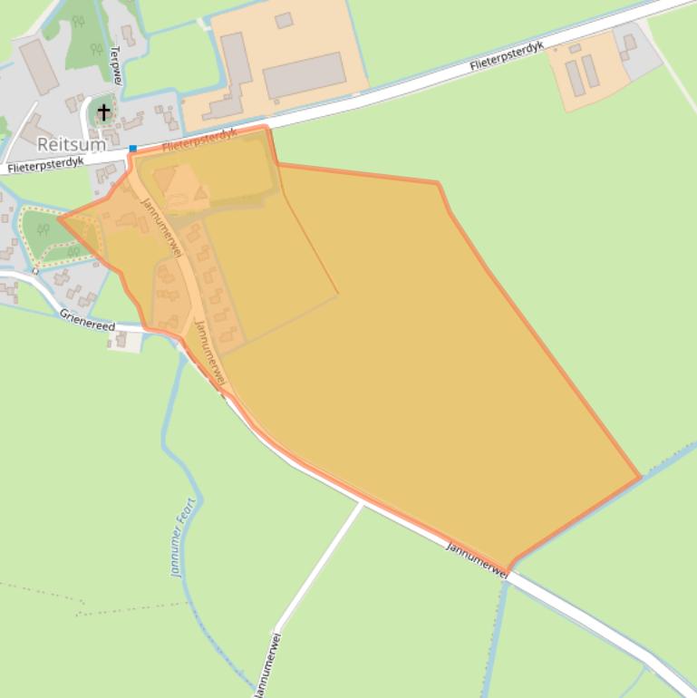 Kaart van postcodegebied 9175GH.