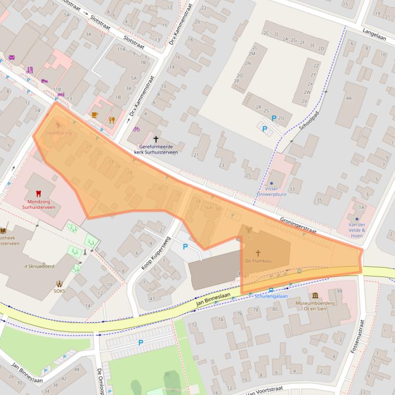 Kaart van postcodegebied 9231CM.