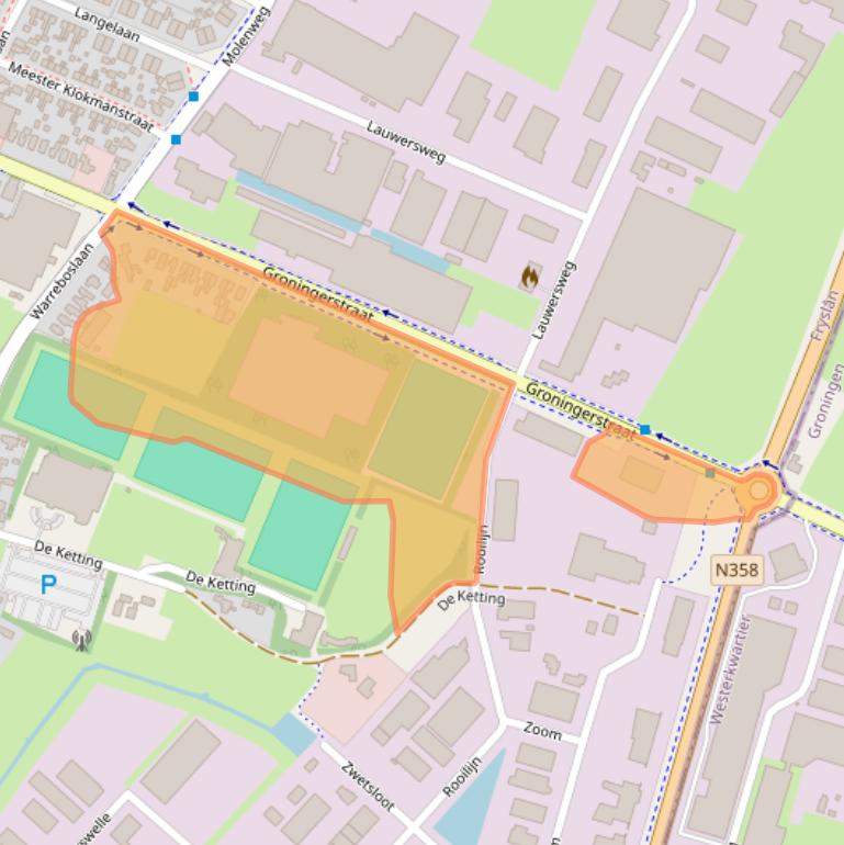 Kaart van postcodegebied 9231CR.