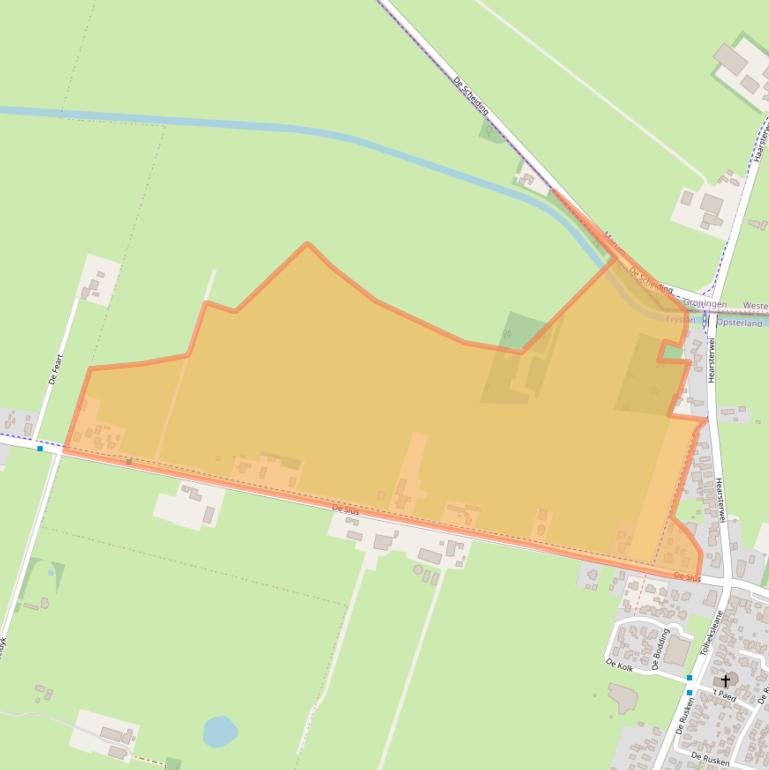 Kaart van postcodegebied 9249NC.