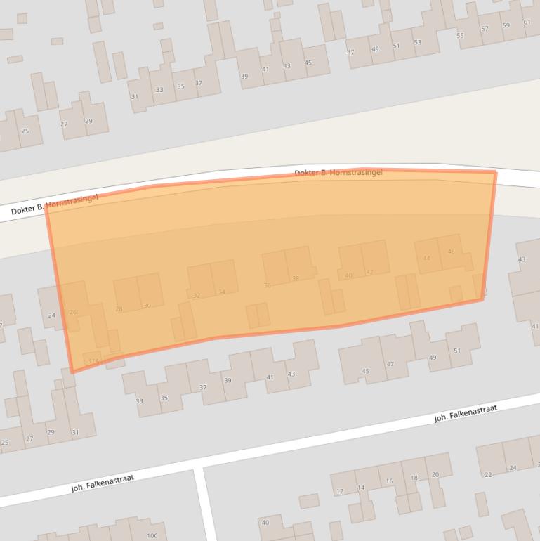 Kaart van postcodegebied 9251AL.